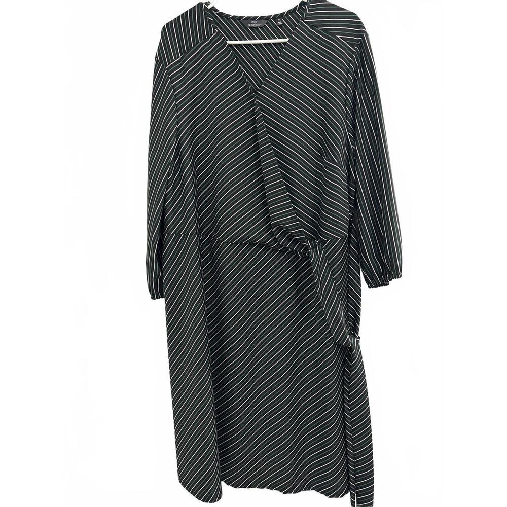 Mlle Gabrielle 3X Stripes Midi Dress